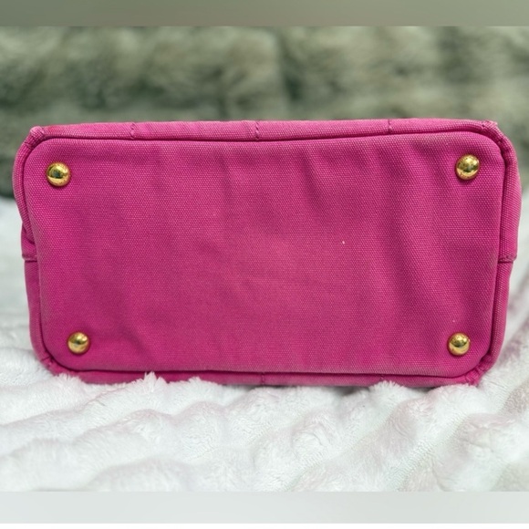 Pink Prada Canapa Tote Bag - Picture 3 of 10